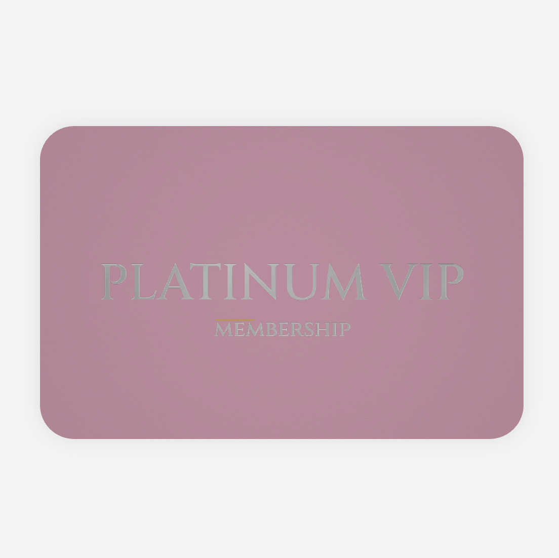 Activate VIP Platinum Membership